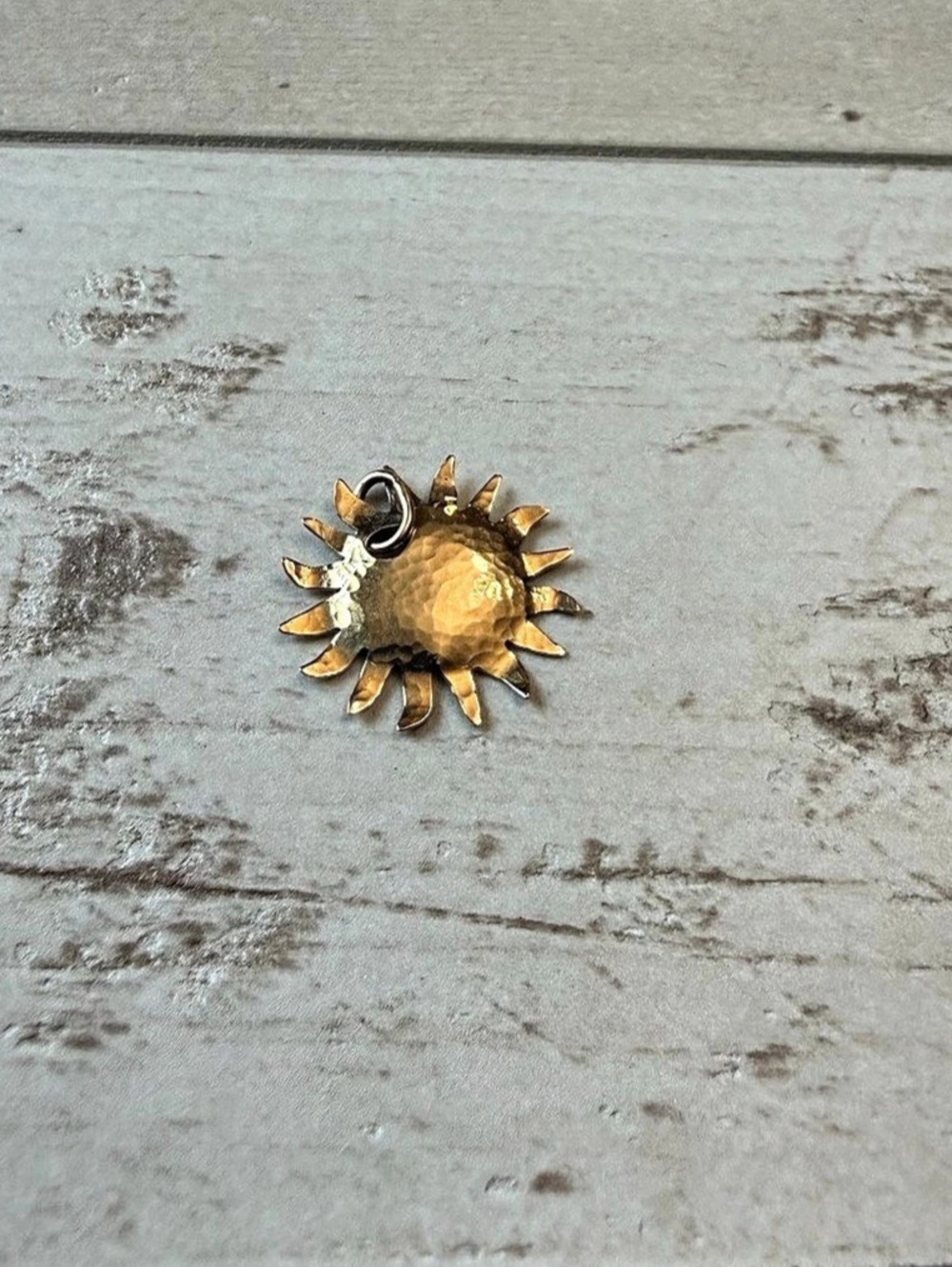 James Avery Blazing Sun Charm / Pendant Gold